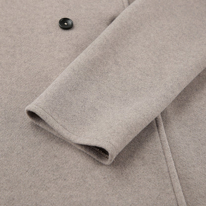 MAURELLE – Vintage wełniany płaszcz z dekoltem w kształcie V