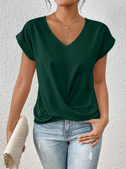 Nova | T-shirt z dekoltem w kształcie serca