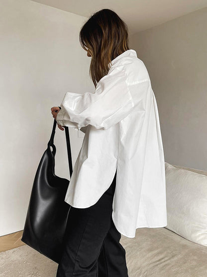 Cămașă Minimalistă cu Buton