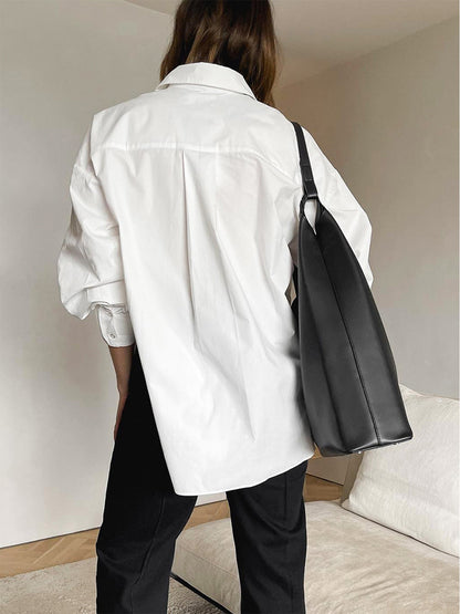 Cămașă Minimalistă cu Buton