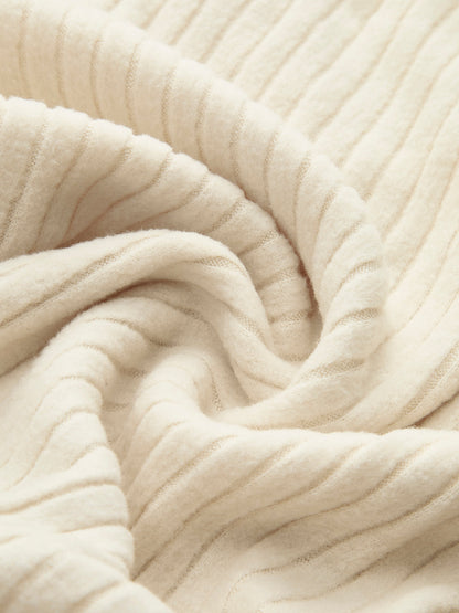 Bluzka Skinny z Dekoltem w Serek i Paskami