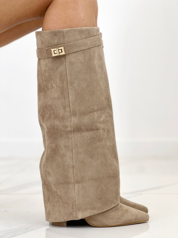 Botki Khaki Lock