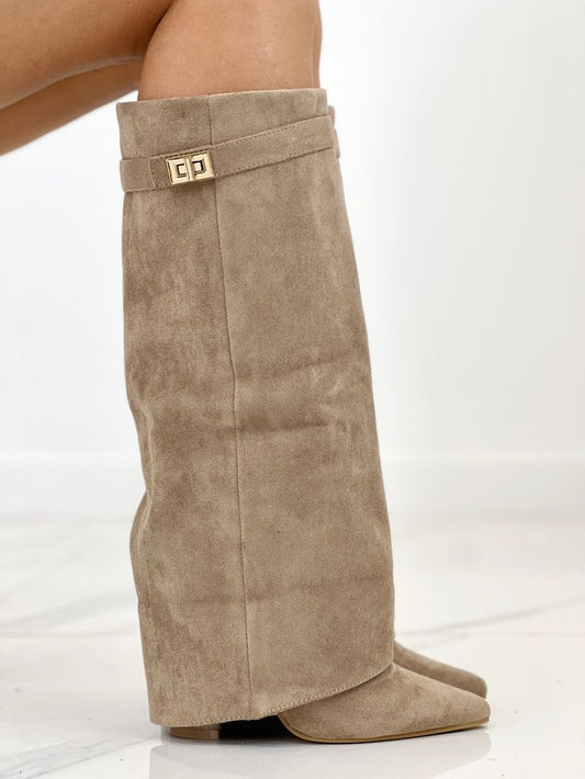 Botki Khaki Lock