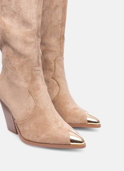 Botki Roxy Suedine w kolorze khaki