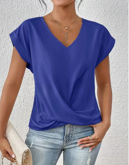 Nova | T-shirt z dekoltem w kształcie serca